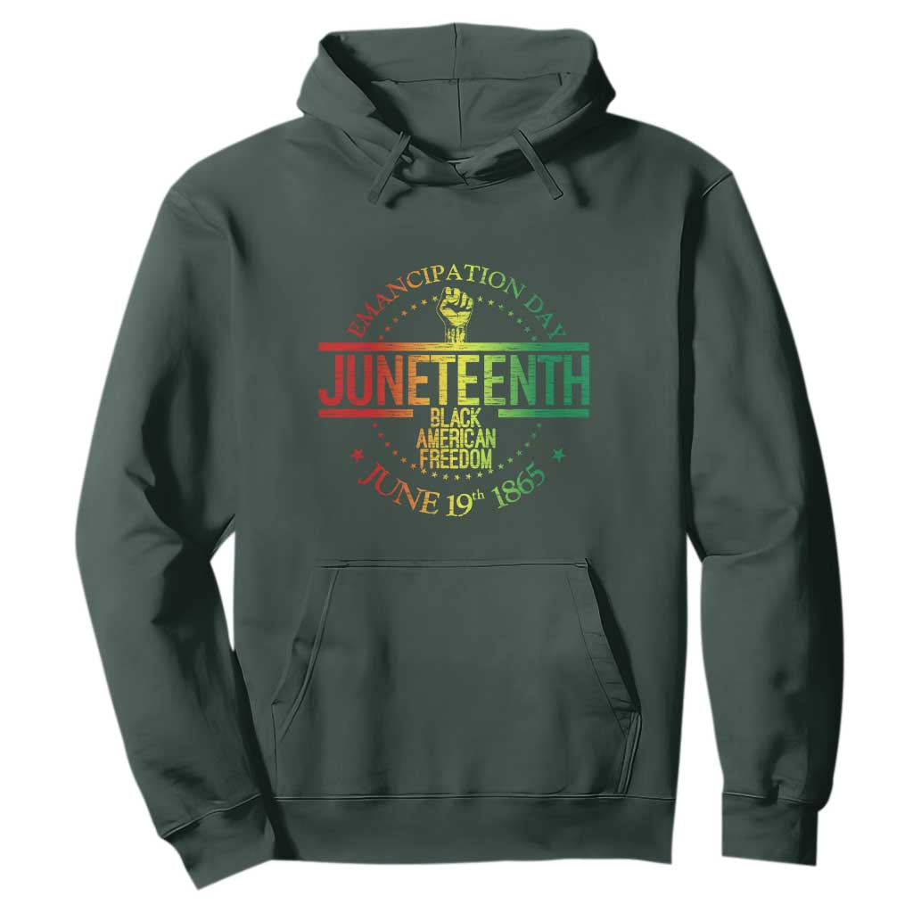 Emancipation Day Juneteenth 1865 Hoodie Black American Freedom History June 19th