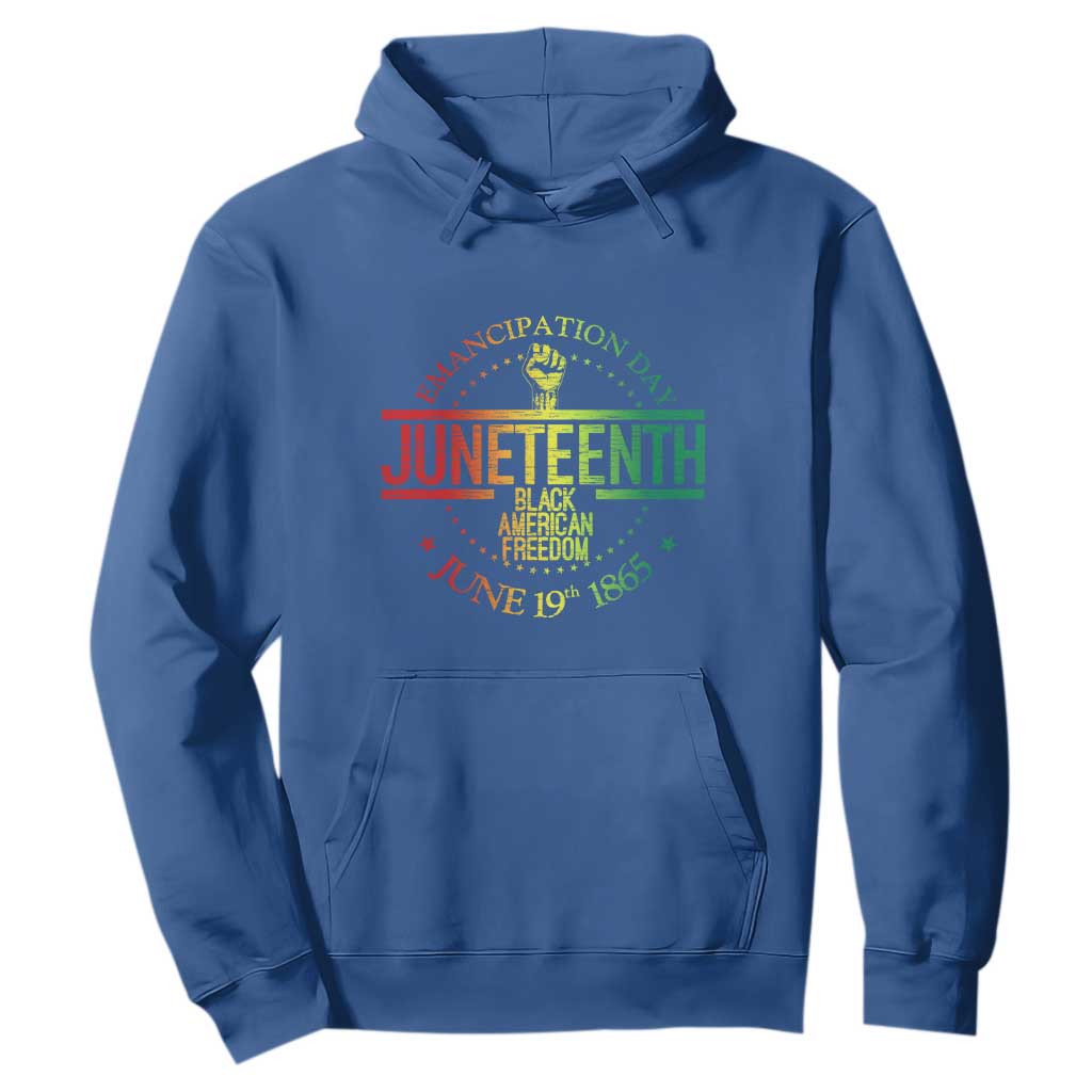 Emancipation Day Juneteenth 1865 Hoodie Black American Freedom History June 19th