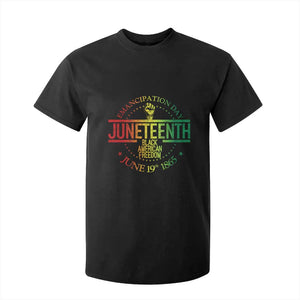 Emancipation Day Juneteenth 1865 T Shirt For Kid Black American Freedom History June 19th