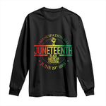 Emancipation Day Juneteenth 1865 Long Sleeve Shirt Black American Freedom History June 19th