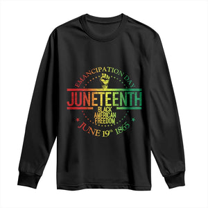 Emancipation Day Juneteenth 1865 Long Sleeve Shirt Black American Freedom History June 19th