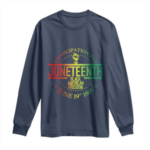 Emancipation Day Juneteenth 1865 Long Sleeve Shirt Black American Freedom History June 19th