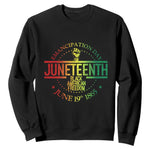 Emancipation Day Juneteenth 1865 Sweatshirt Black American Freedom History June 19th