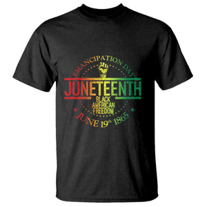 Emancipation Day Juneteenth 1865 T Shirt Black American Freedom History June 19th