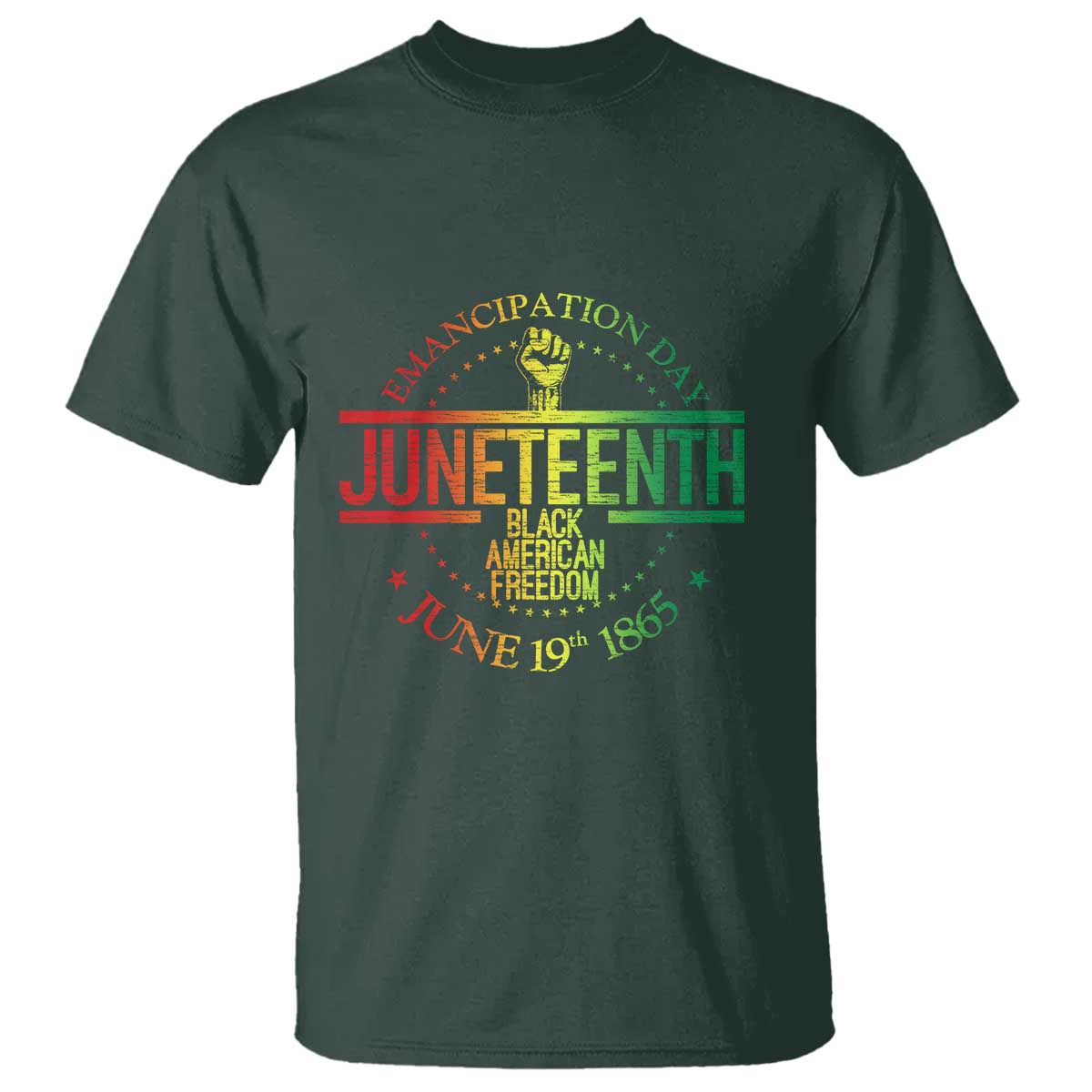 Emancipation Day Juneteenth 1865 T Shirt Black American Freedom History June 19th