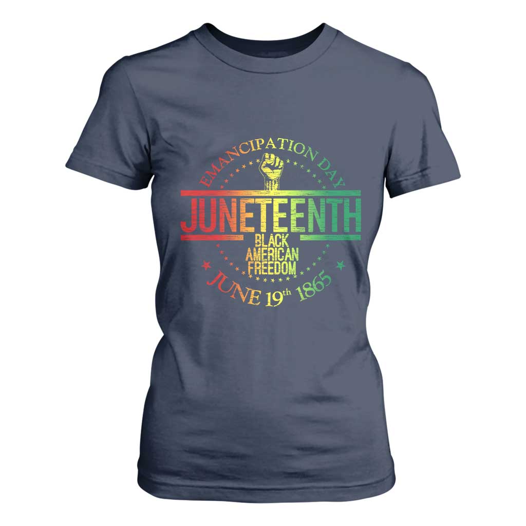 Emancipation Day Juneteenth 1865 T Shirt For Women Black American Freedom History June 19th