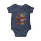 Afro Woman Baby Onesie Juneteenth is My Independence Day Not July 4th