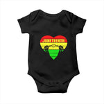 Juneteenth Baby Onesie Breaking Every Chain BHM Heart