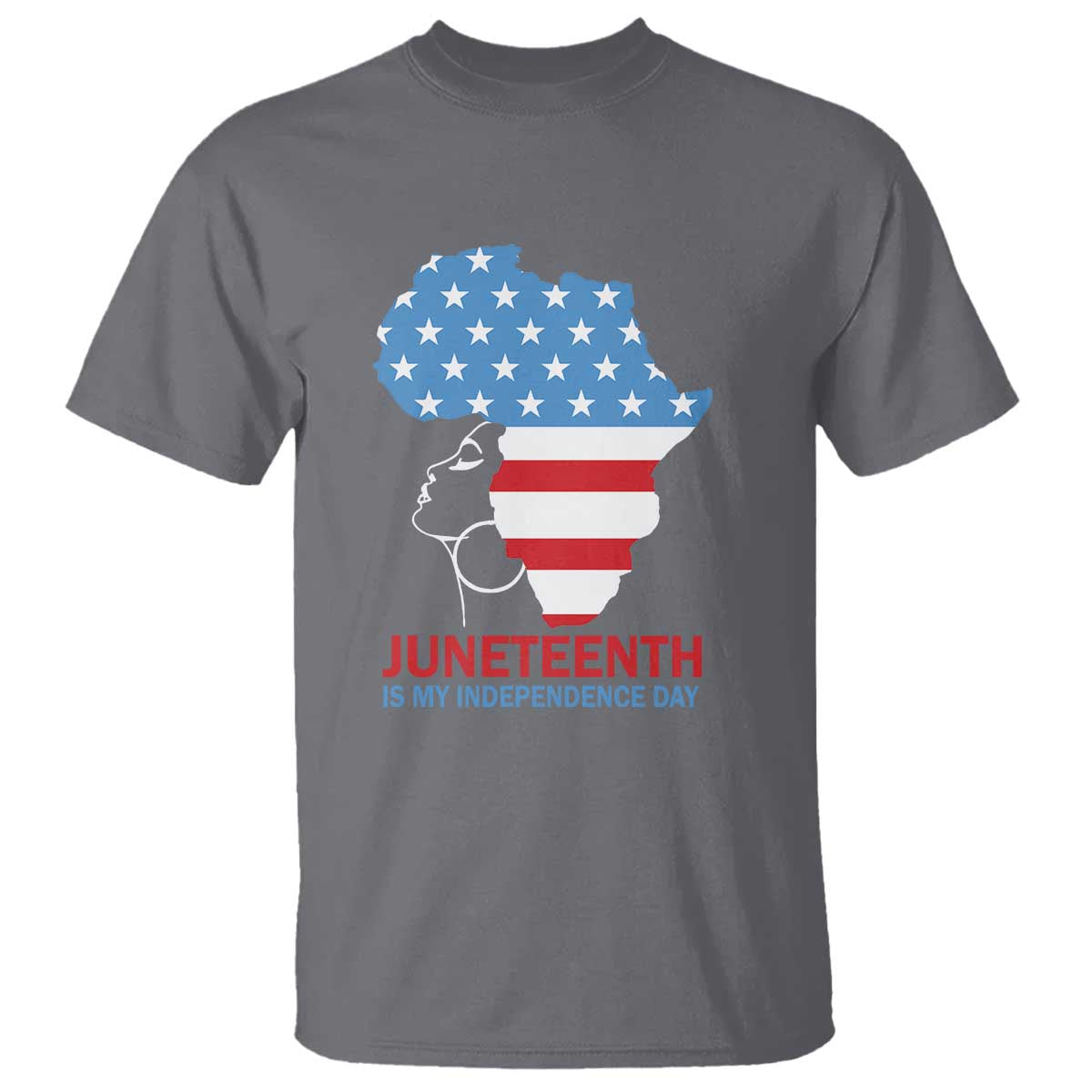 Juneteenth Is My Independence Day T Shirt African Woman Not 4th Of July