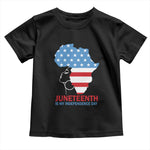 Juneteenth Is My Independence Day Toddler T Shirt African Woman Not 4th Of July