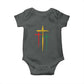 Christian Cross Juneteenth Baby Onesie African Black Freedom Day 1865
