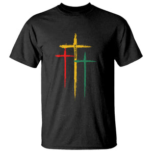 Christian Cross Juneteenth T Shirt African Black Freedom Day 1865