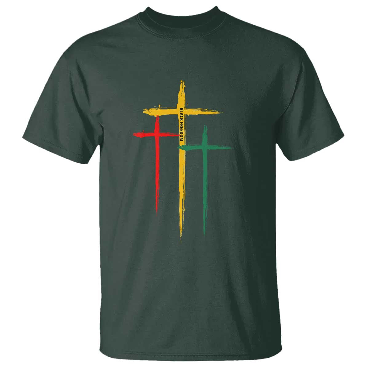 Christian Cross Juneteenth T Shirt African Black Freedom Day 1865