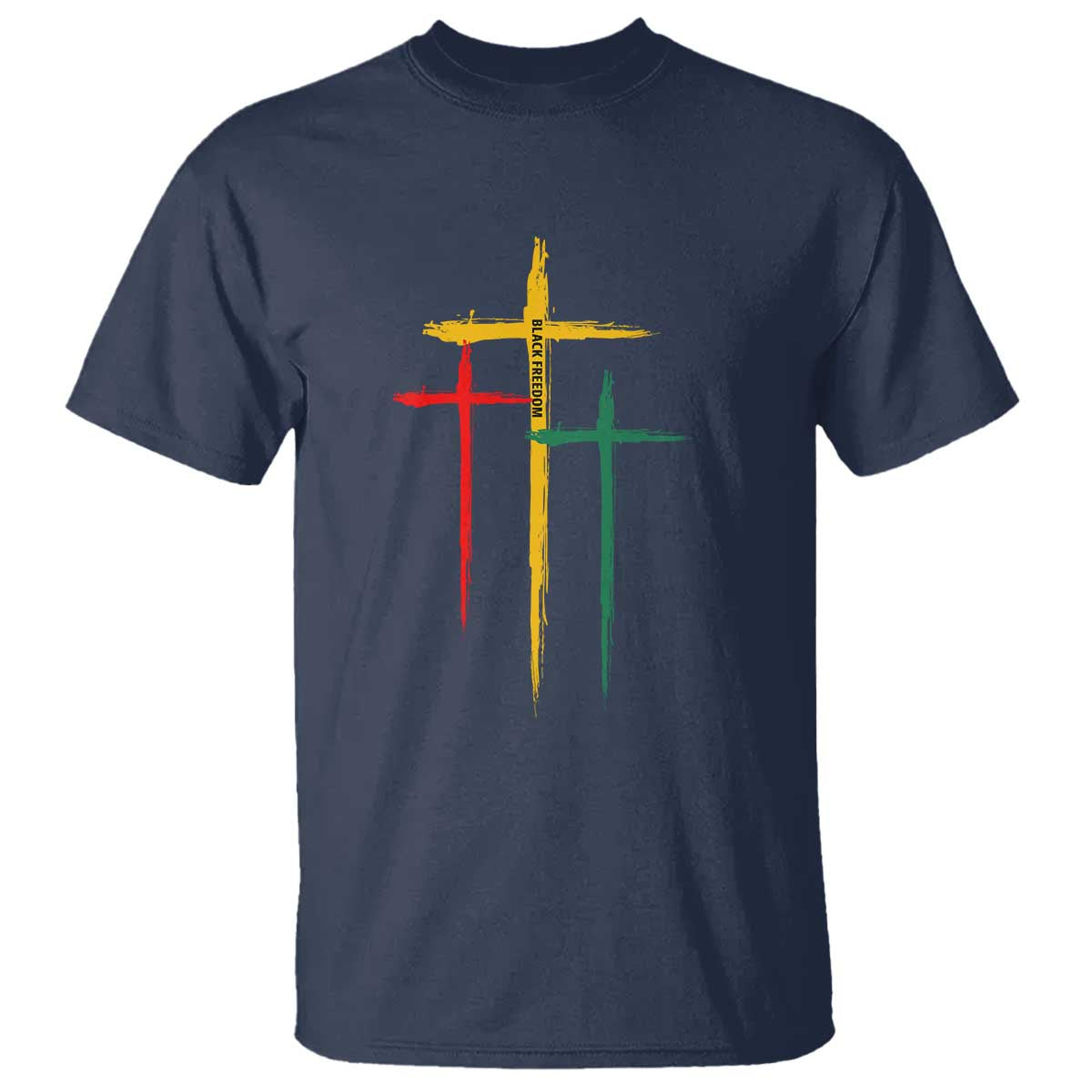 Christian Cross Juneteenth T Shirt African Black Freedom Day 1865