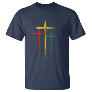 Christian Cross Juneteenth T Shirt African Black Freedom Day 1865
