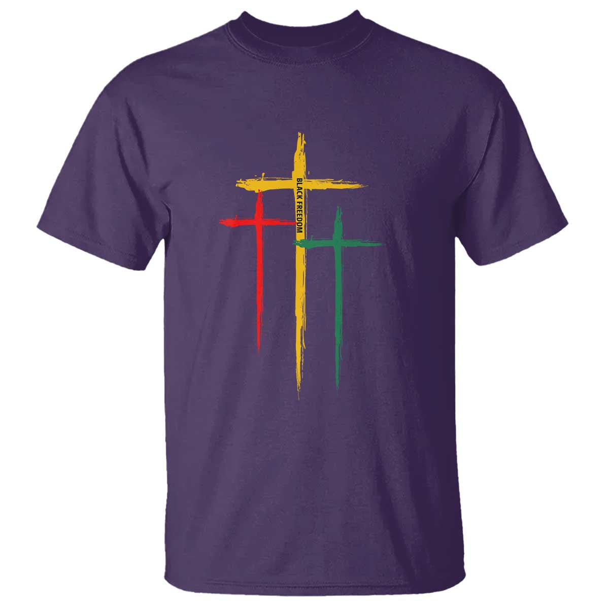 Christian Cross Juneteenth T Shirt African Black Freedom Day 1865