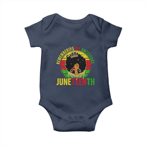 Vintage Juneteenth Baby Onesie Remembering My Ancestors