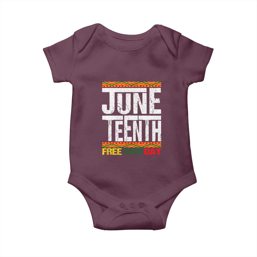 Juneteenth Freedom Day Baby Onesie Since 1865 Black History Month