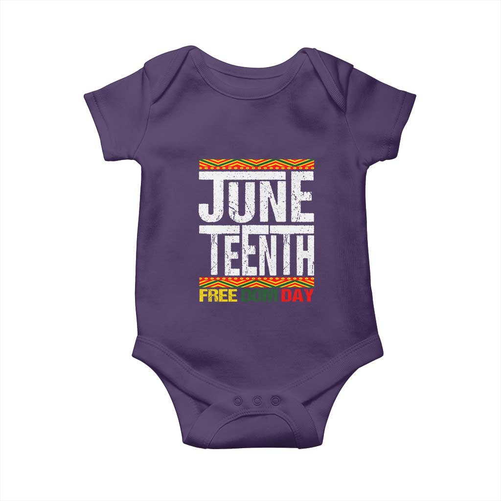 Juneteenth Freedom Day Baby Onesie Since 1865 Black History Month