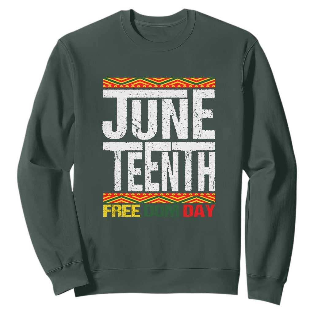 Juneteenth Freedom Day Sweatshirt Since 1865 Black History Month