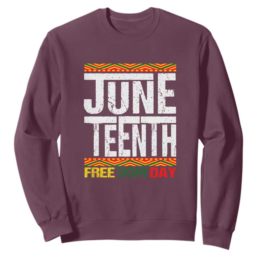 Juneteenth Freedom Day Sweatshirt Since 1865 Black History Month