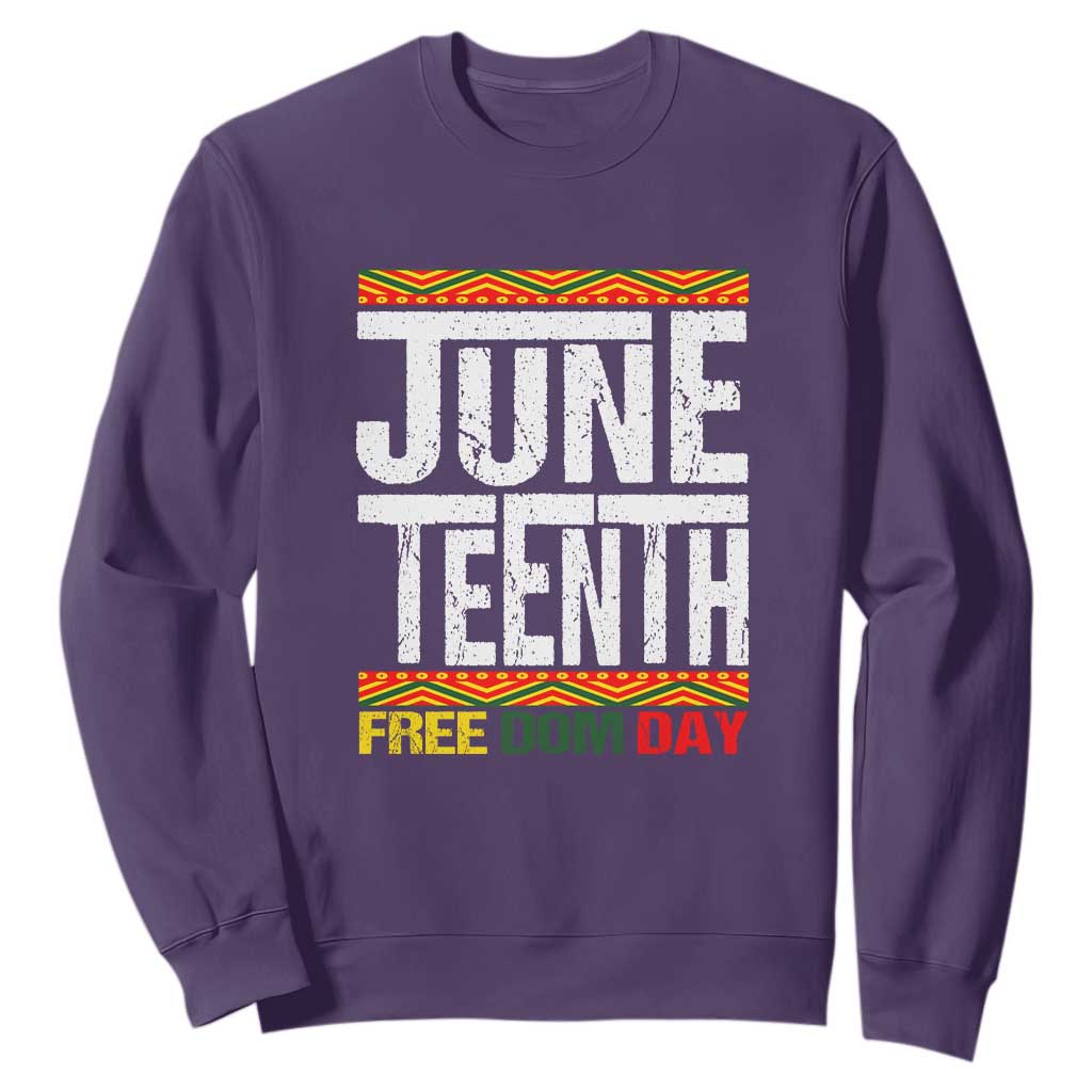 Juneteenth Freedom Day Sweatshirt Since 1865 Black History Month