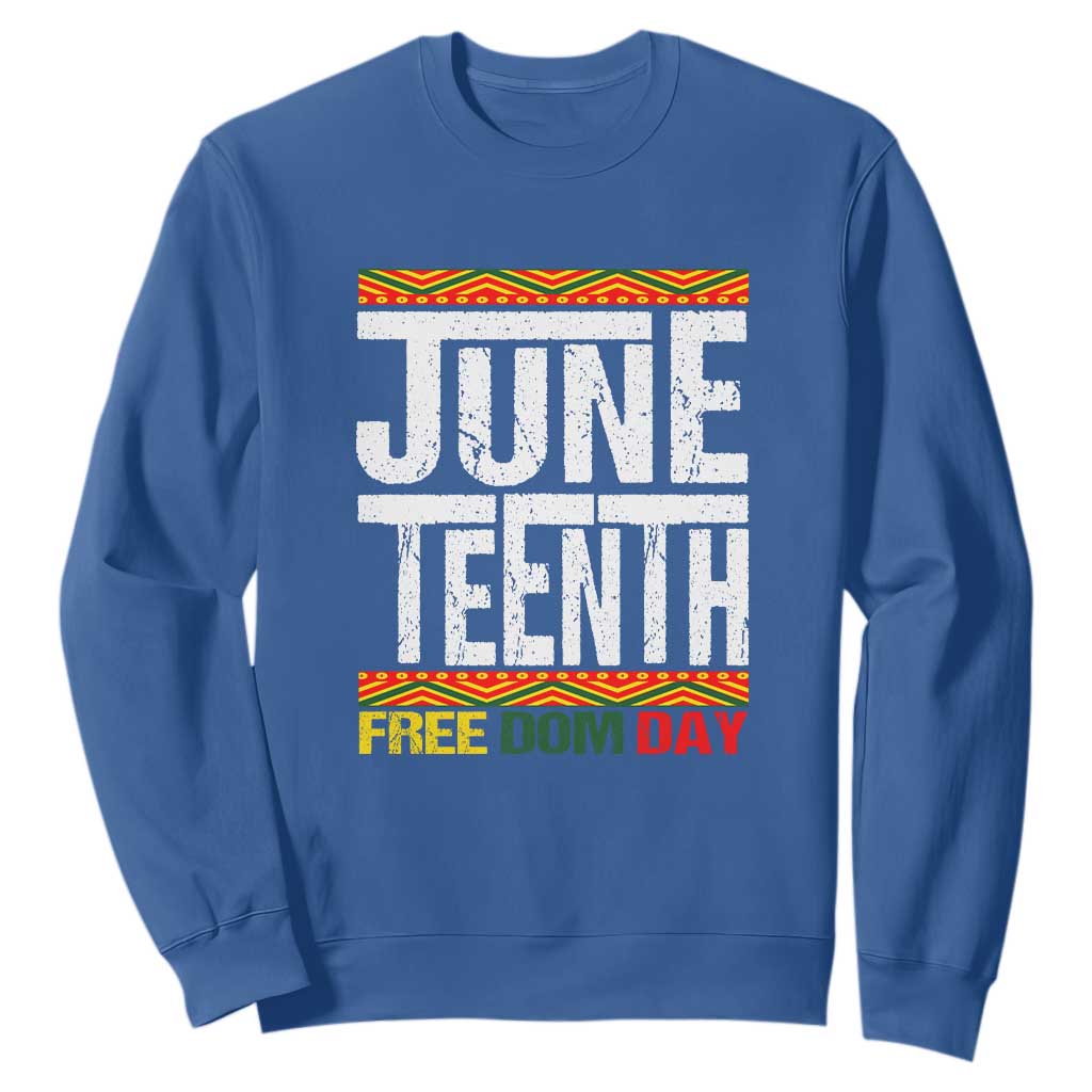 Juneteenth Freedom Day Sweatshirt Since 1865 Black History Month