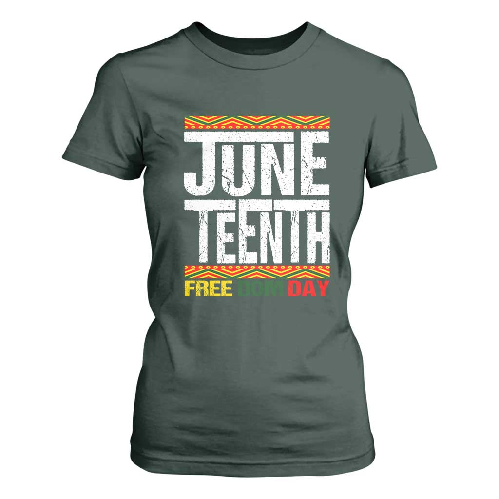 Juneteenth Freedom Day T Shirt For Women Since 1865 Black History Month