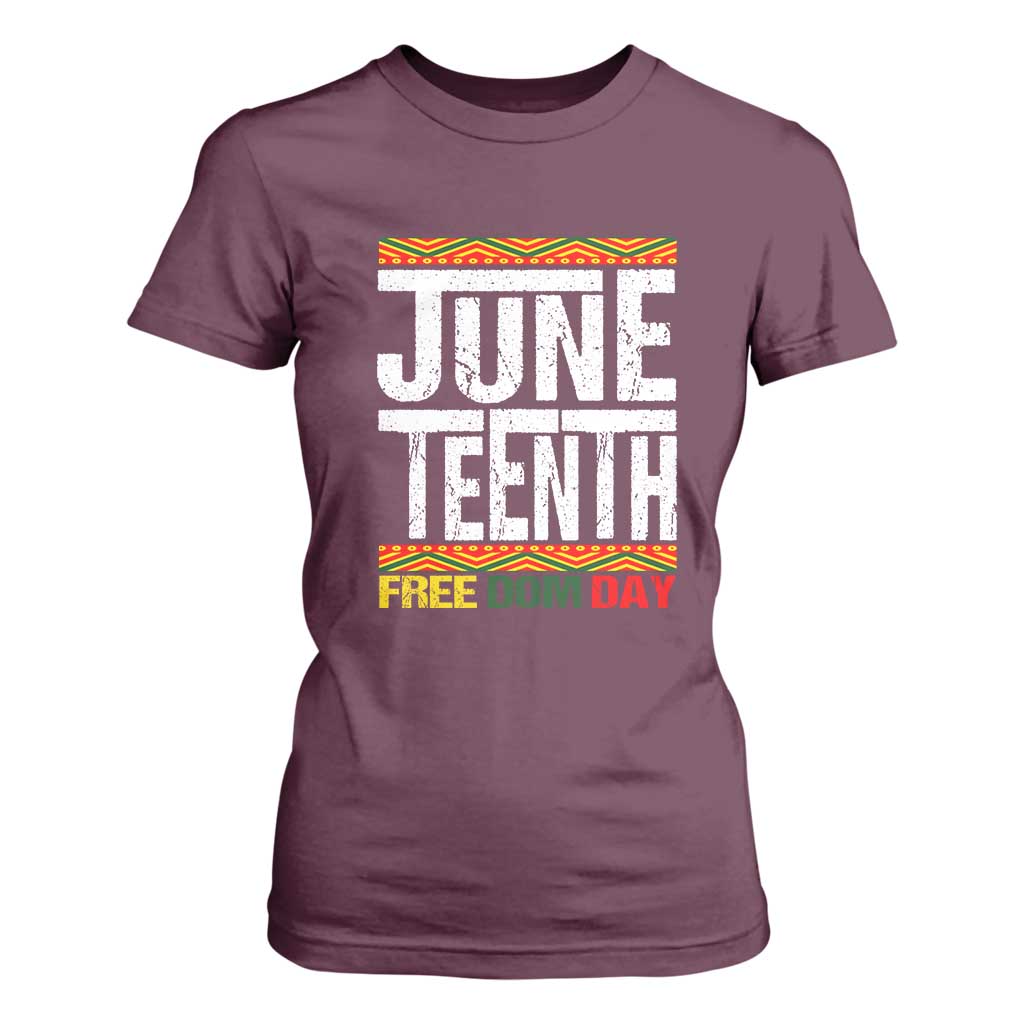 Juneteenth Freedom Day T Shirt For Women Since 1865 Black History Month