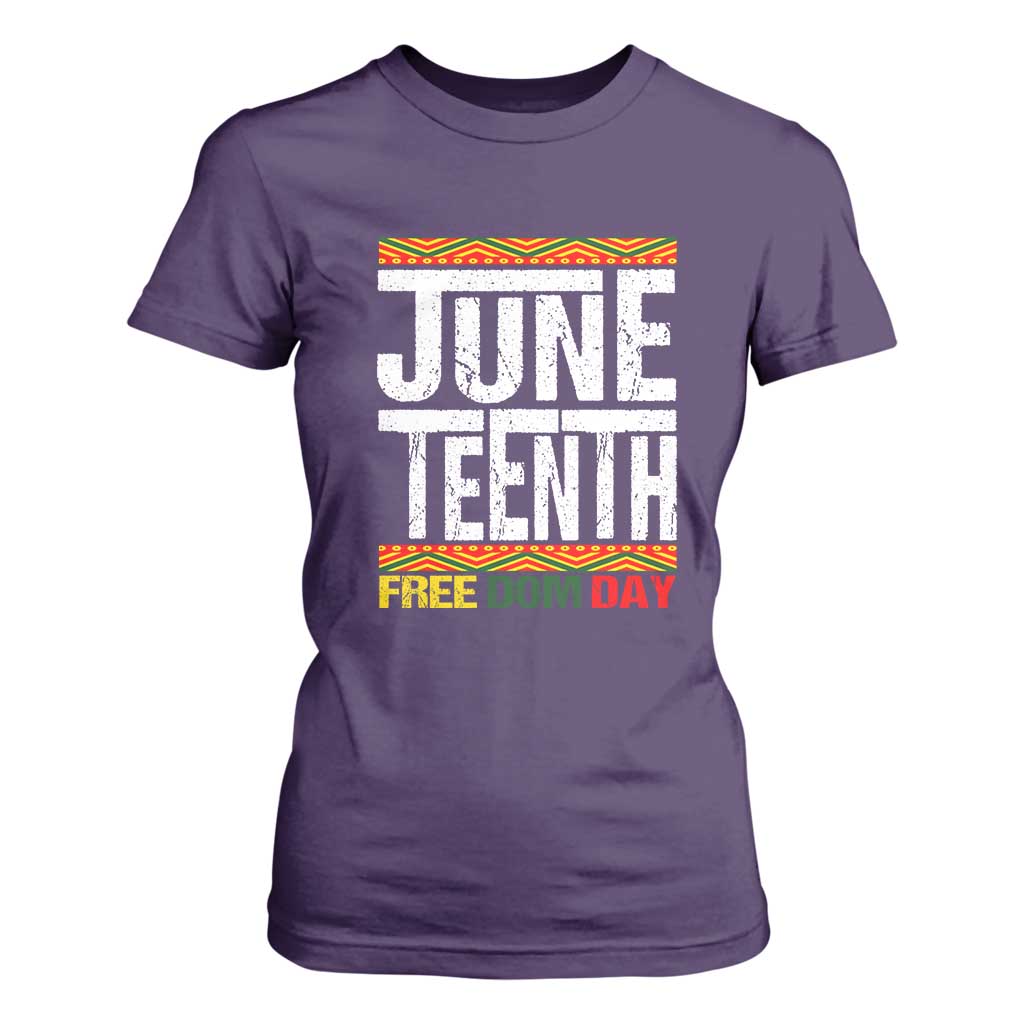 Juneteenth Freedom Day T Shirt For Women Since 1865 Black History Month