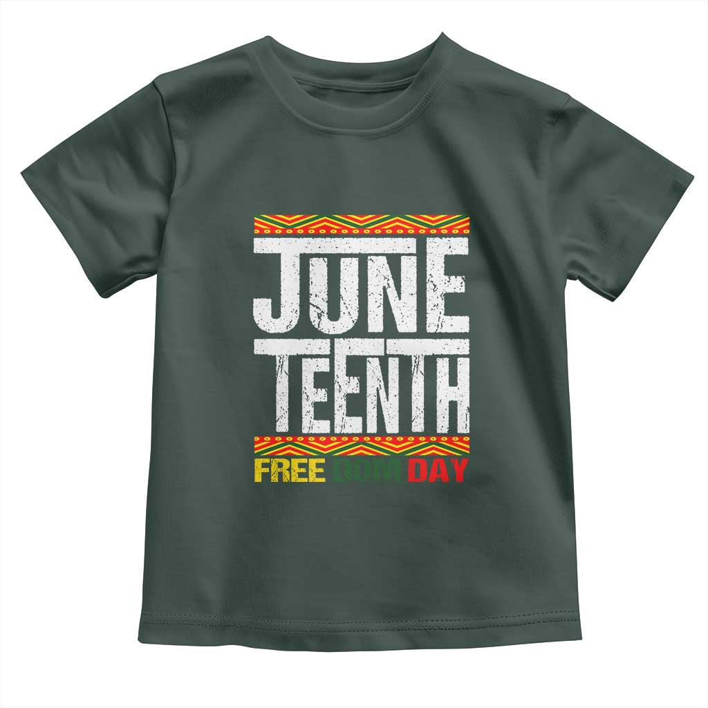 Juneteenth Freedom Day Toddler T Shirt Since 1865 Black History Month