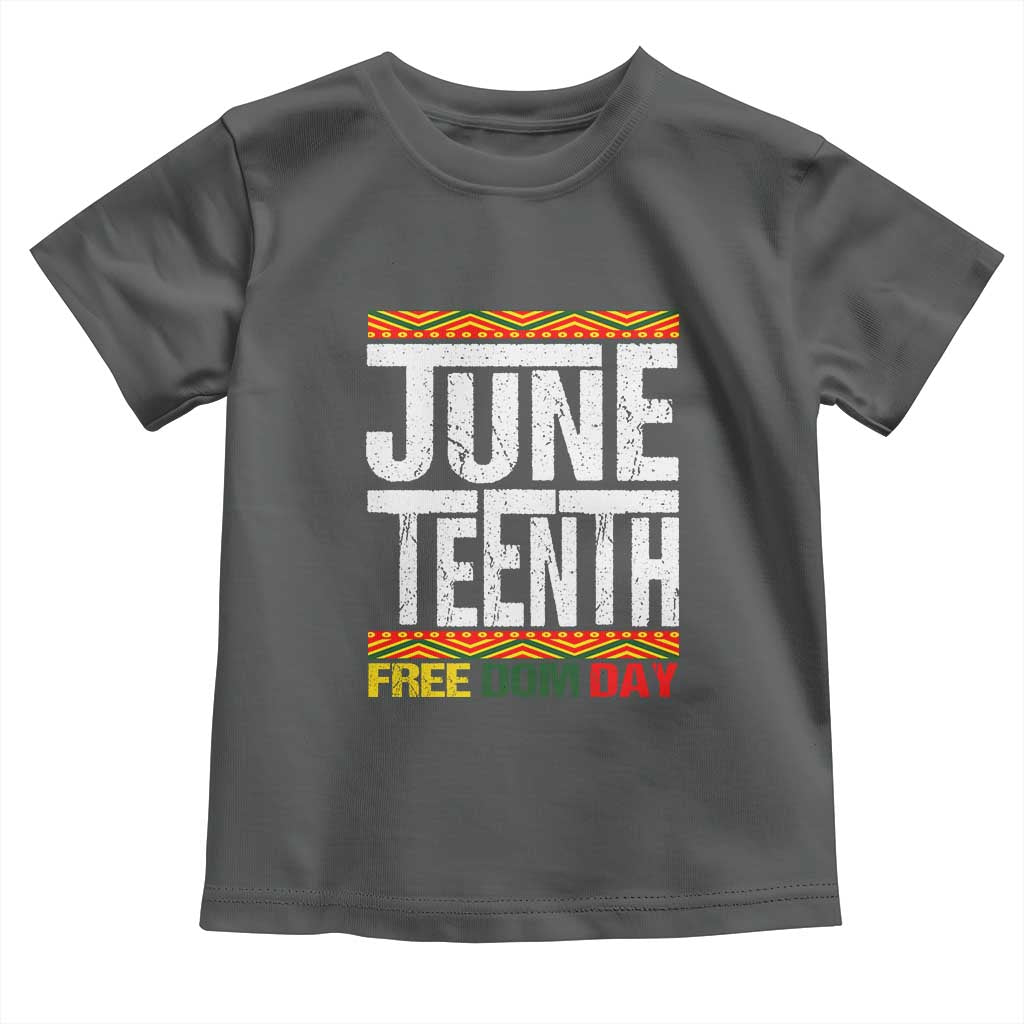 Juneteenth Freedom Day Toddler T Shirt Since 1865 Black History Month