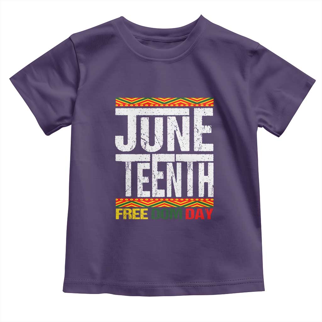 Juneteenth Freedom Day Toddler T Shirt Since 1865 Black History Month