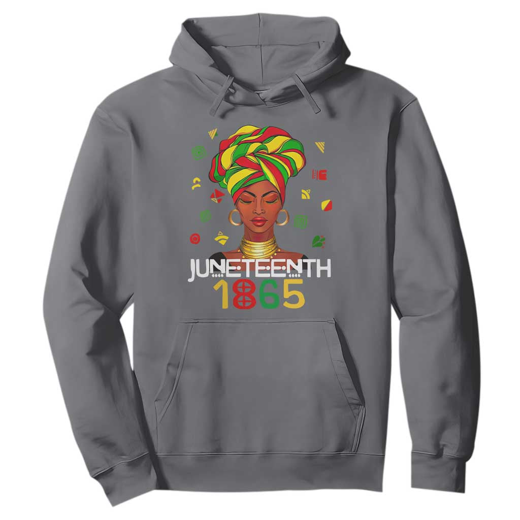 Melanin Queen Hoodie 1865 Juneteenth Celebrate African American Freedom Day