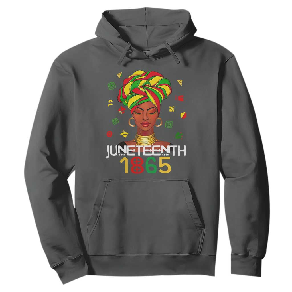 Melanin Queen Hoodie 1865 Juneteenth Celebrate African American Freedom Day