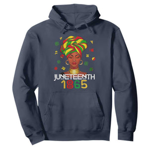Melanin Queen Hoodie 1865 Juneteenth Celebrate African American Freedom Day