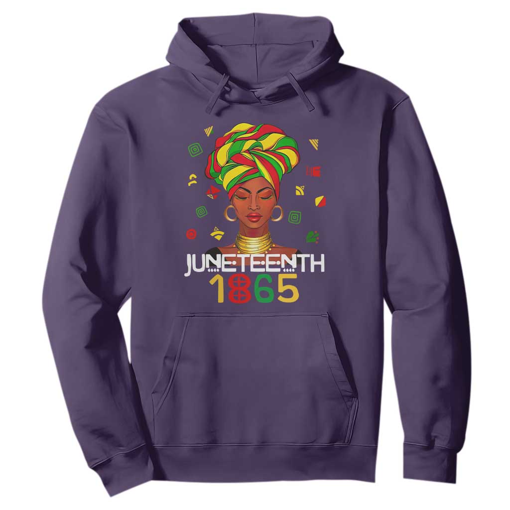 Melanin Queen Hoodie 1865 Juneteenth Celebrate African American Freedom Day