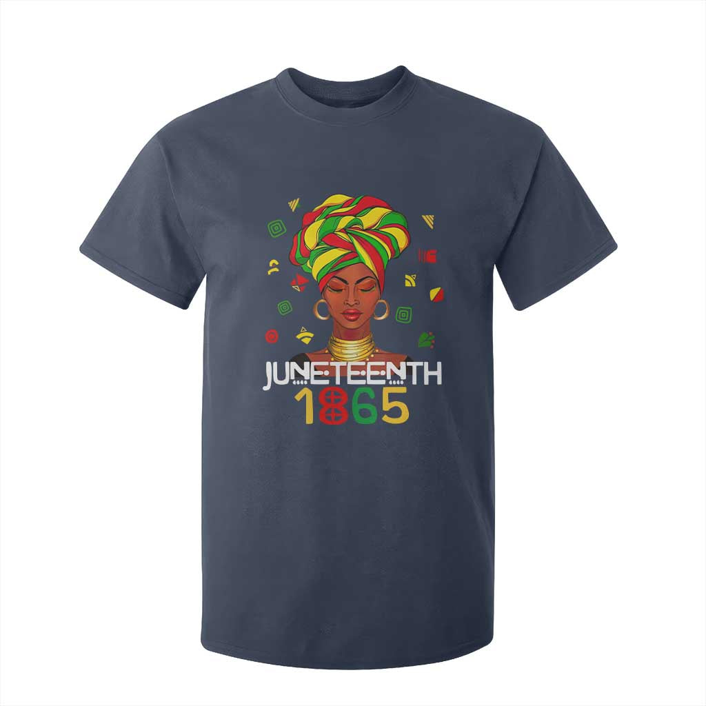 Melanin Queen T Shirt For Kid 1865 Juneteenth Celebrate African American Freedom Day