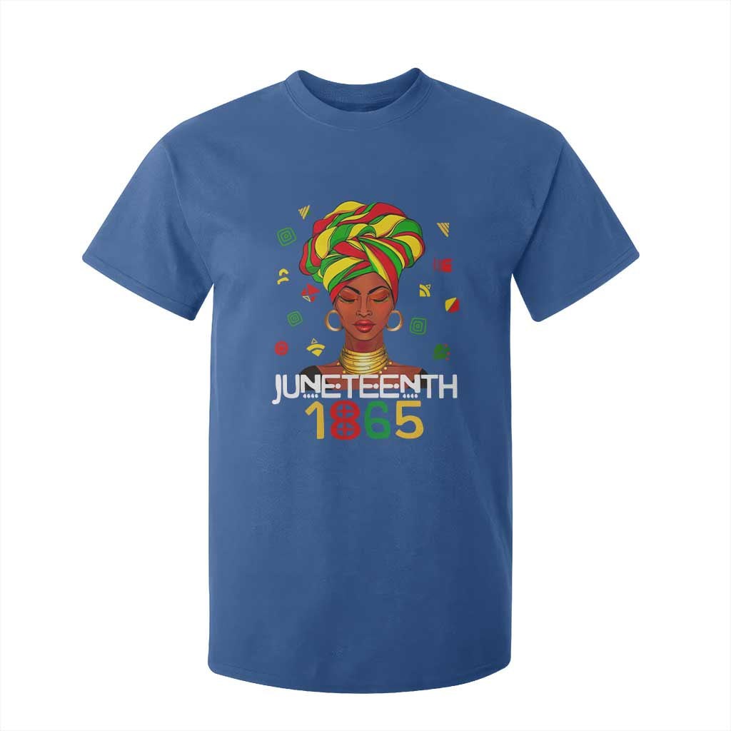 Melanin Queen T Shirt For Kid 1865 Juneteenth Celebrate African American Freedom Day