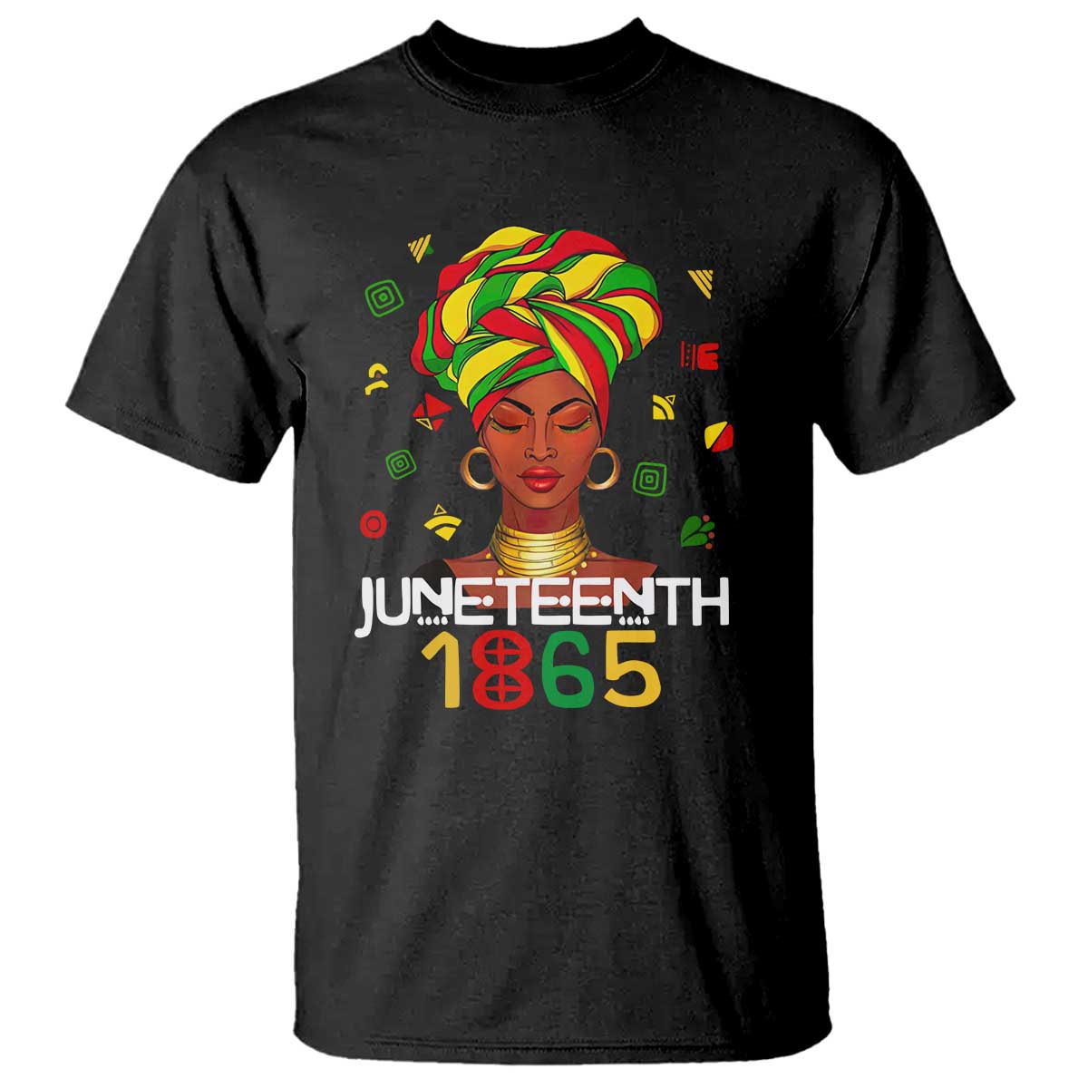 Melanin Queen T Shirt 1865 Juneteenth Celebrate African American Freedom Day