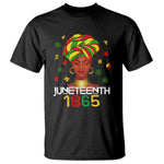 Melanin Queen T Shirt 1865 Juneteenth Celebrate African American Freedom Day