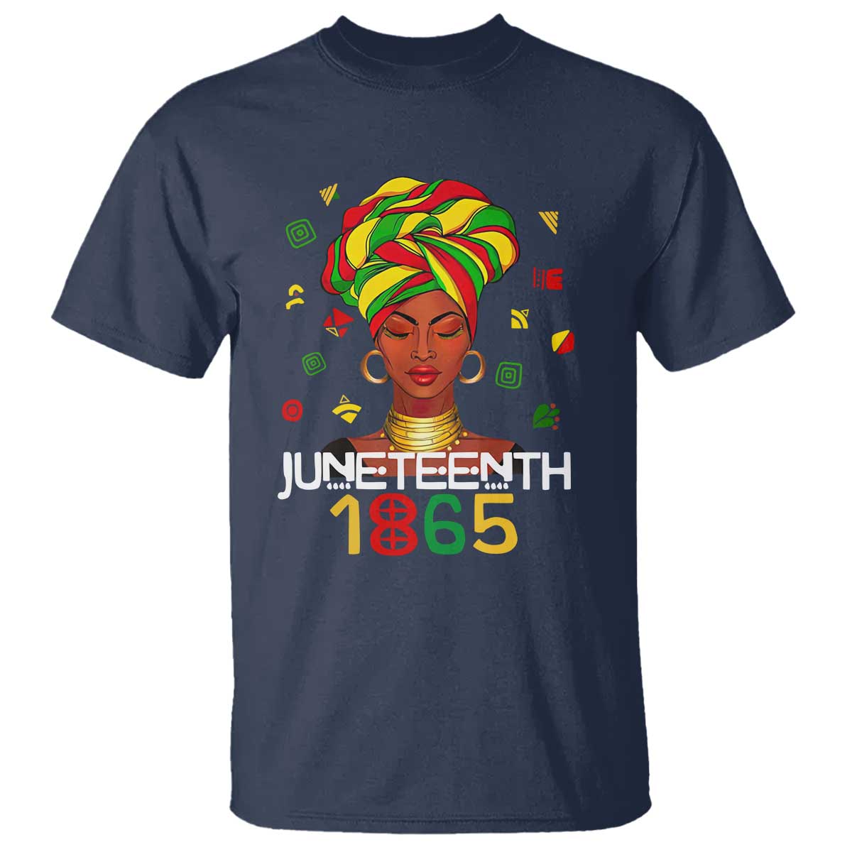 Melanin Queen T Shirt 1865 Juneteenth Celebrate African American Freedom Day