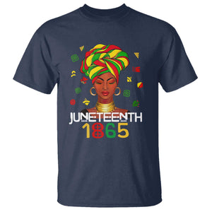 Melanin Queen T Shirt 1865 Juneteenth Celebrate African American Freedom Day