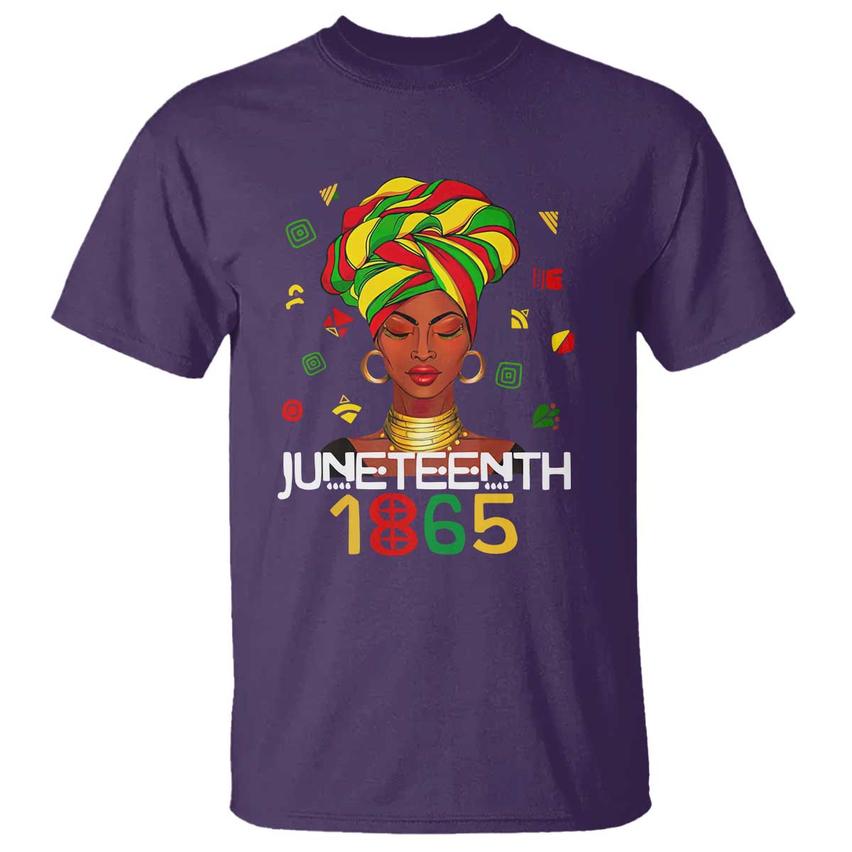 Melanin Queen T Shirt 1865 Juneteenth Celebrate African American Freedom Day