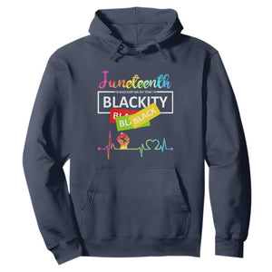 Juneteenth 1865 Hoodie Blackity Heartbeat