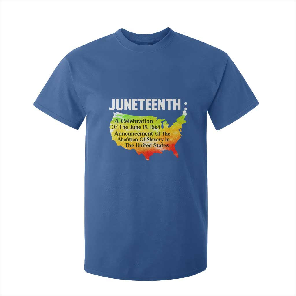 Black History T Shirt For Kid With African Map Juneteenth Celebration