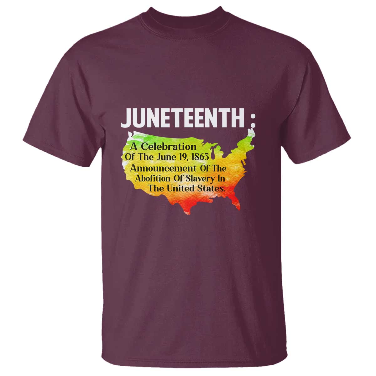 Black History T Shirt With African Map Juneteenth Celebration