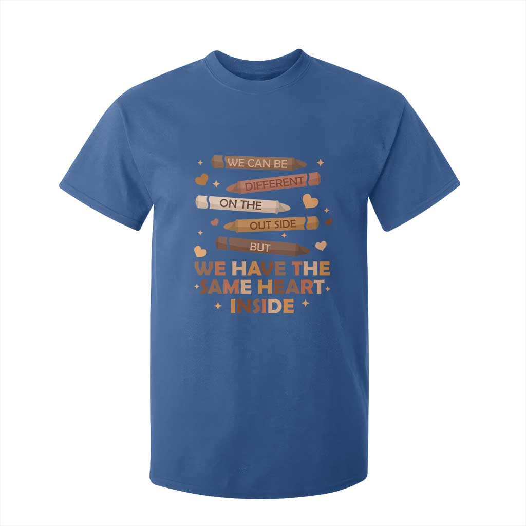 Black Pride Teaching T Shirt For Kid For Teacher We Have The Same Heart Inside BHM African American