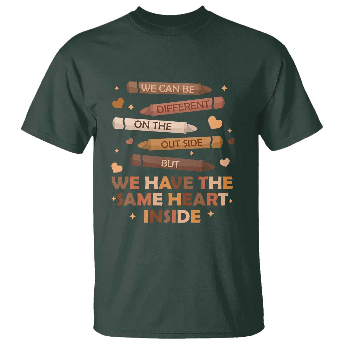Black Pride Teaching T Shirt For Teacher We Have The Same Heart Inside BHM African American