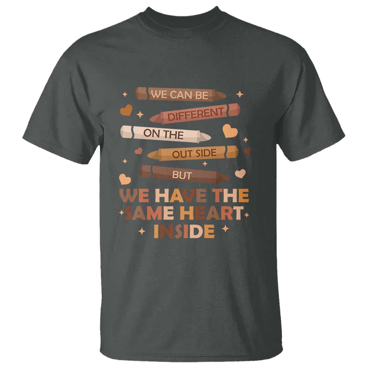 Black Pride Teaching T Shirt For Teacher We Have The Same Heart Inside BHM African American